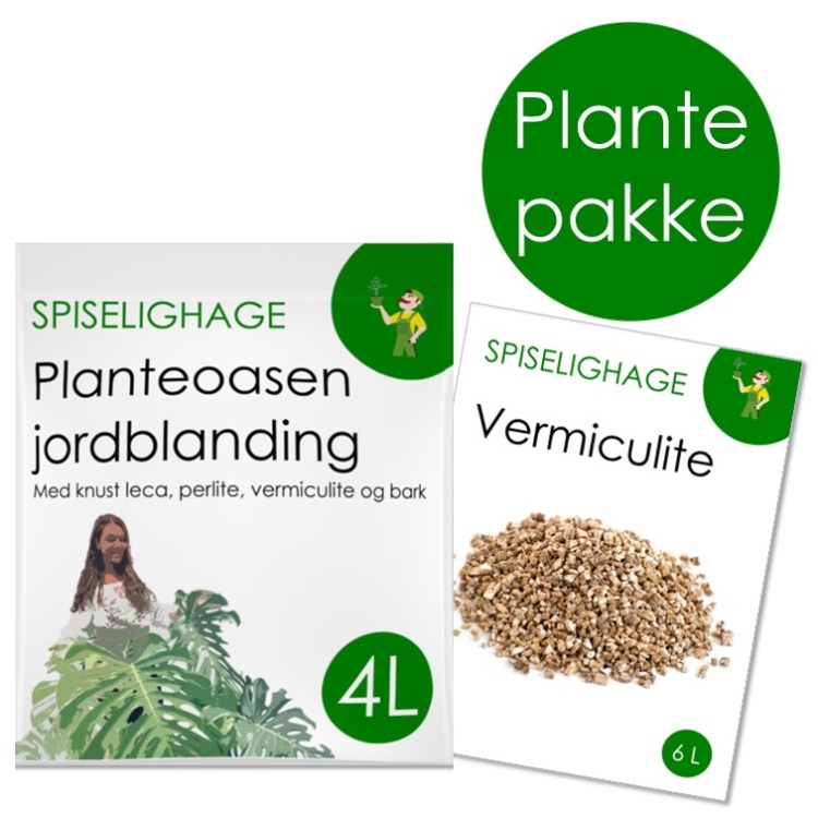 PLANTEPAKKE 2 - Planteoasen jordblanding og vermiculite