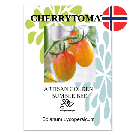 Tomat - Cherry "Artisan Golden Bumble Bee"