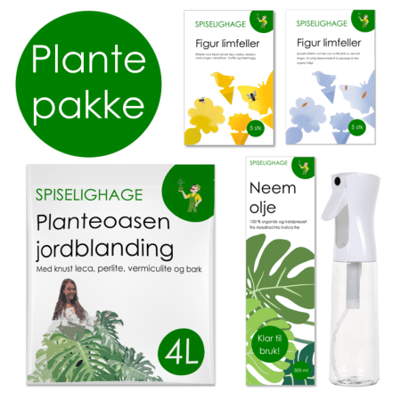 PLANTEPAKKE 4 - Planteoasen jordblanding, limfeller og neem spray